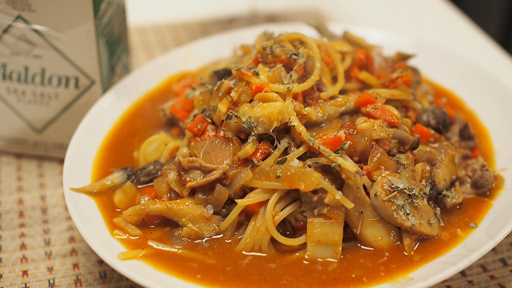 超つゆだくになってしまったトマトパスタ