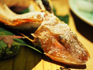 ホウボウの塩焼き